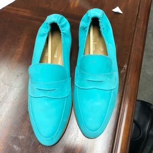 NEW Andre Assous for Neiman Marcus Loafers in Teal